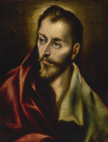 Head Of An Apostle by 
																	 El Greco