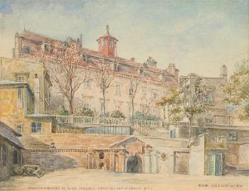 The Roman ruin in Schönbrunn, the Kaunitzschlössl in Vienna, Erdberg by 
																			Rudolf R Sagmeister