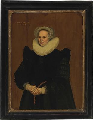 Portrait of a Lady by 
																			Jan Cornelis Woudanus