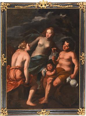 Ceres, Bacchus and Venus with Cupid by 
																			Giuseppe Danedi