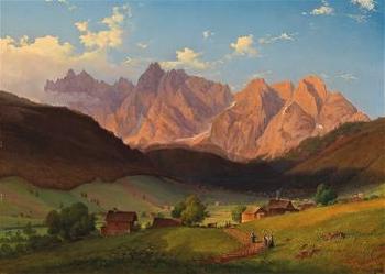 A view of Triglav in Slovenia by 
																			Josef Feid