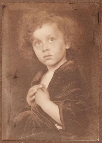 Study of a Child by 
																	Gertrude Kasebier