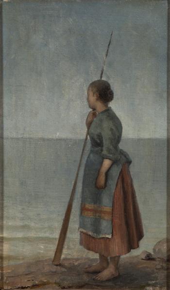 Lady by the shore by 
																			Aukusti Uotila