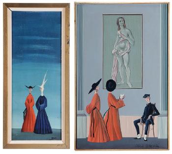 Art Education. Nun and Cardinal by 
																			Carlo Canevari