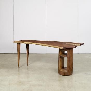 Free-form edge desk by 
																	 Tunico T
