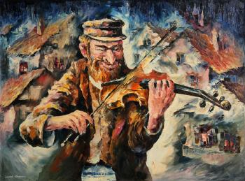 Fiddler on the Roof I by 
																			Leonid Afremov