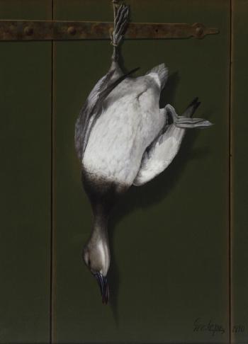 Canvasback on a Door by 
																			George Cope