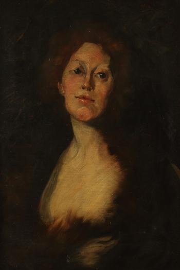 Portrait Of The Artist's Wife by 
																	Leon Dabo