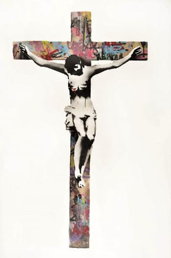 Crucifixion Color by 
																			Kenny Random