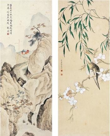 Flower and Bird Landscape by 
																	 Xie Yuemei