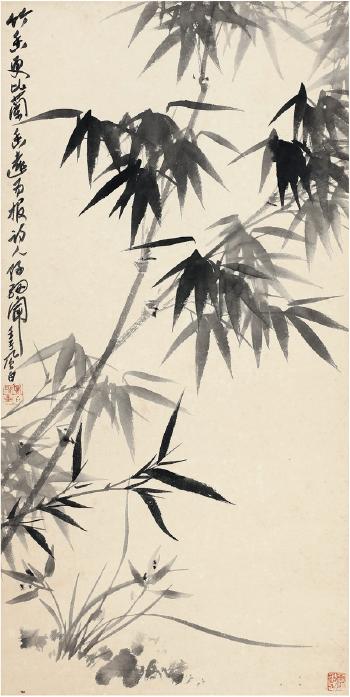 Orchid and Bamboo by 
																	 Jiang Fengbai