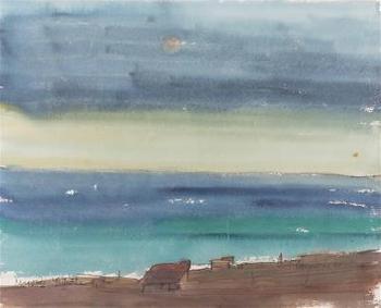 Maronti-Strand in Ischia by 
																			Emil Landgrebe