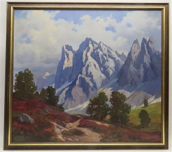 Die Geislergruppe der Dolomiten by 
																			Oswald Rampl