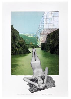 Three collages by 
																			Adolfo Natalini