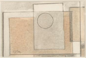 Abstract rectangle circle study by 
																	George Dannatt