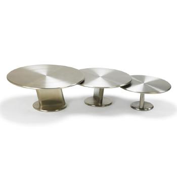 Trio of coffee tables by 
																			Giovanni Offredi