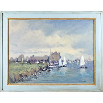 Nantucket sails by 
																	Robert Waltsak