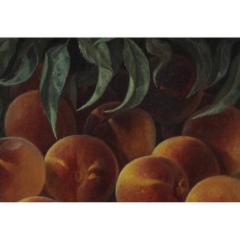 Still life with peaches by 
																			Carducius Plantagenet Ream