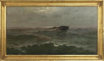Succumbing to the seas by 
																			William Formby Halsall