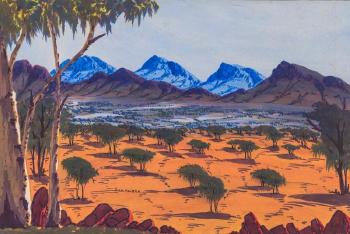 Central Australian landscape by 
																	Ivan Pannka