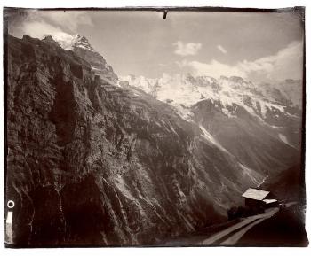Mürren, Panorama depuis la terrasse de l’Hôtel des Alpes by 
																			 Braun