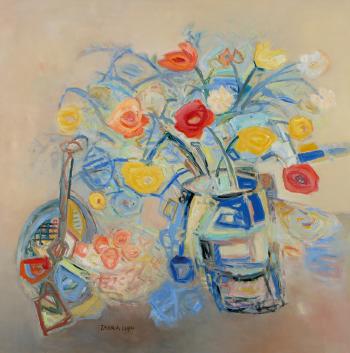 Vase of Flowers by 
																	Zehava Lupu