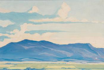 Evening - Southwest across Taos Valley by 
																	Arthur Haddock