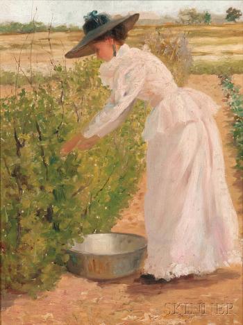 Picking Berries by 
																	Charles Frederick Naegele