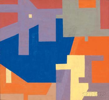 Abstract composition by 
																			Rudolf Petrik