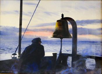 Sunset at sea by 
																	Glenn Gordon Macnutt