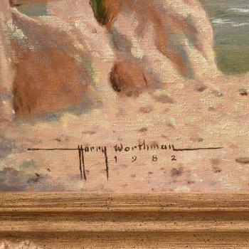 A painting 'Guadalupe National Park' by 
																			Harry Worthman