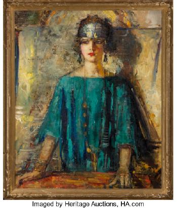 Portrait of a Flapper by 
																			Mary Kremelberg