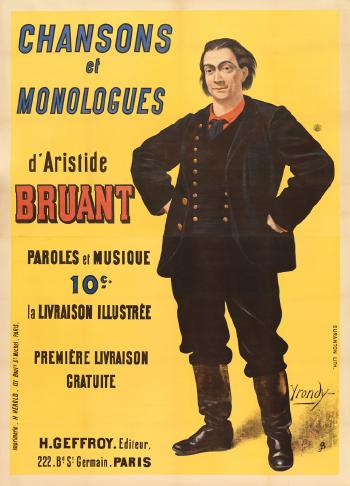 Chansons Et Monologues D'aristide Bruant by 
																	Pierry Yrondy