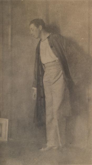 Portrait of Baron Adolph De Meyer by 
																	Gertrude Kasebier