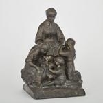 Maquette Group Of Marie Rollet And Her Children by 
																			Alfred Laliberte