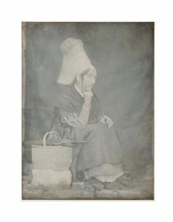 Paysanne en coiffe, septembre 1846 by 
																	Adolphe Humbert de Molard