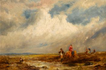 Irish peasants going to market by 
																	Edward Hargitt