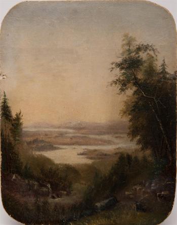 Fulton Chain from Bald Mountain by 
																			Albert Pinkham Ryder