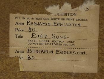 Bird song by 
																			Benjamin Eggleston