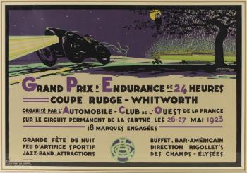 Grand prix d'Endurance de 24 Heures - Coupe Rudge-Whitworth by 
																	H A Volodimer