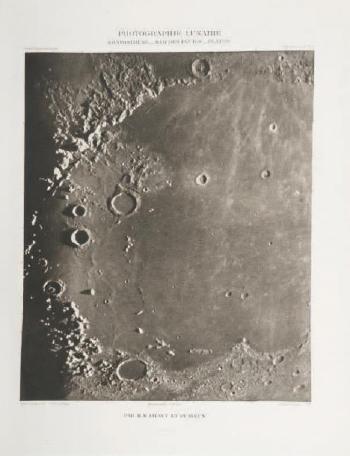 Photographie Lunaire, Observatoire de Paris, Pl. XXXIV : Eratosthène, Mer des pluies, Platon by 
																	Pierre Puiseux