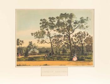 The Melbourne album containing a series of views of Melbourne & country districts by 
																			Charles Troedel