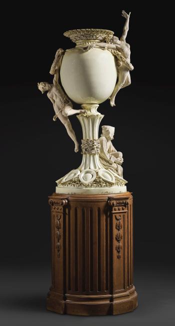 Monumental Vase With The Temptation Of Saint Anthony by 
																	A Magni