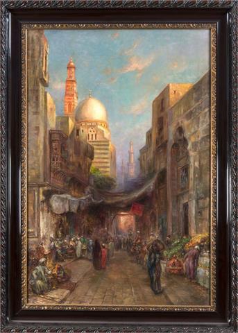 Basar in Kairo by 
																	Max Usadel