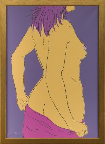 Nude - violet by 
																			Andrzej Pagowski