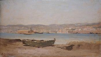 La baie d'Alger by 
																	Antoine Gadan