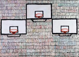 Three Basketball Boards by 
																	 Qin Qi