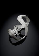 A one-off hand-constructed waves sculpture by 
																			 Nan Nan Liu
