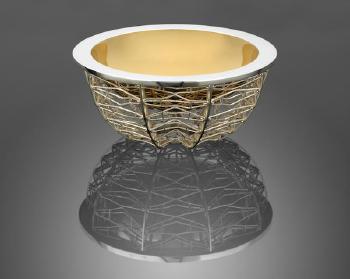 A infinity bowl by 
																			Karen Westland