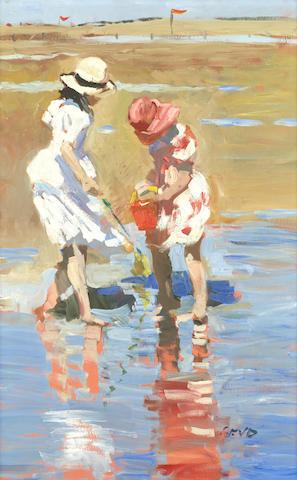 Paddling on a summer's day by 
																	Sherree Valentine-Daines